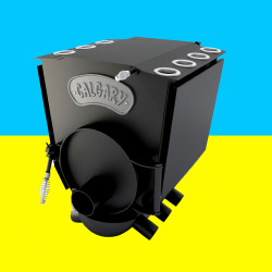 Дров'яна піч булер'ян з варильною поверхнею Новаслав Calgary lux ПО-Б 00 (тип 00)