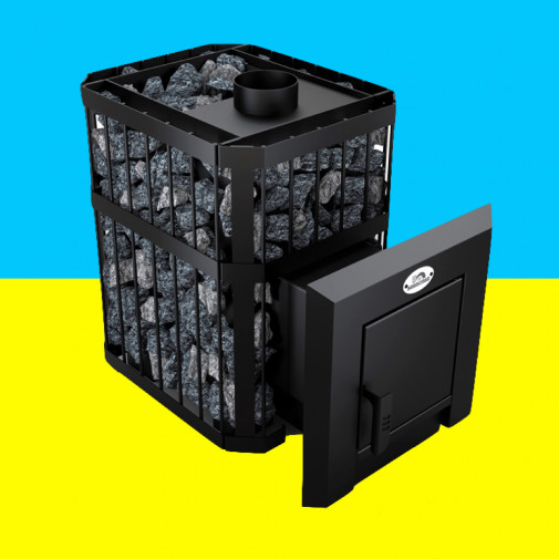 Дров'яна відкрита кам'янка Новаслав Пруток ПКС-02 П